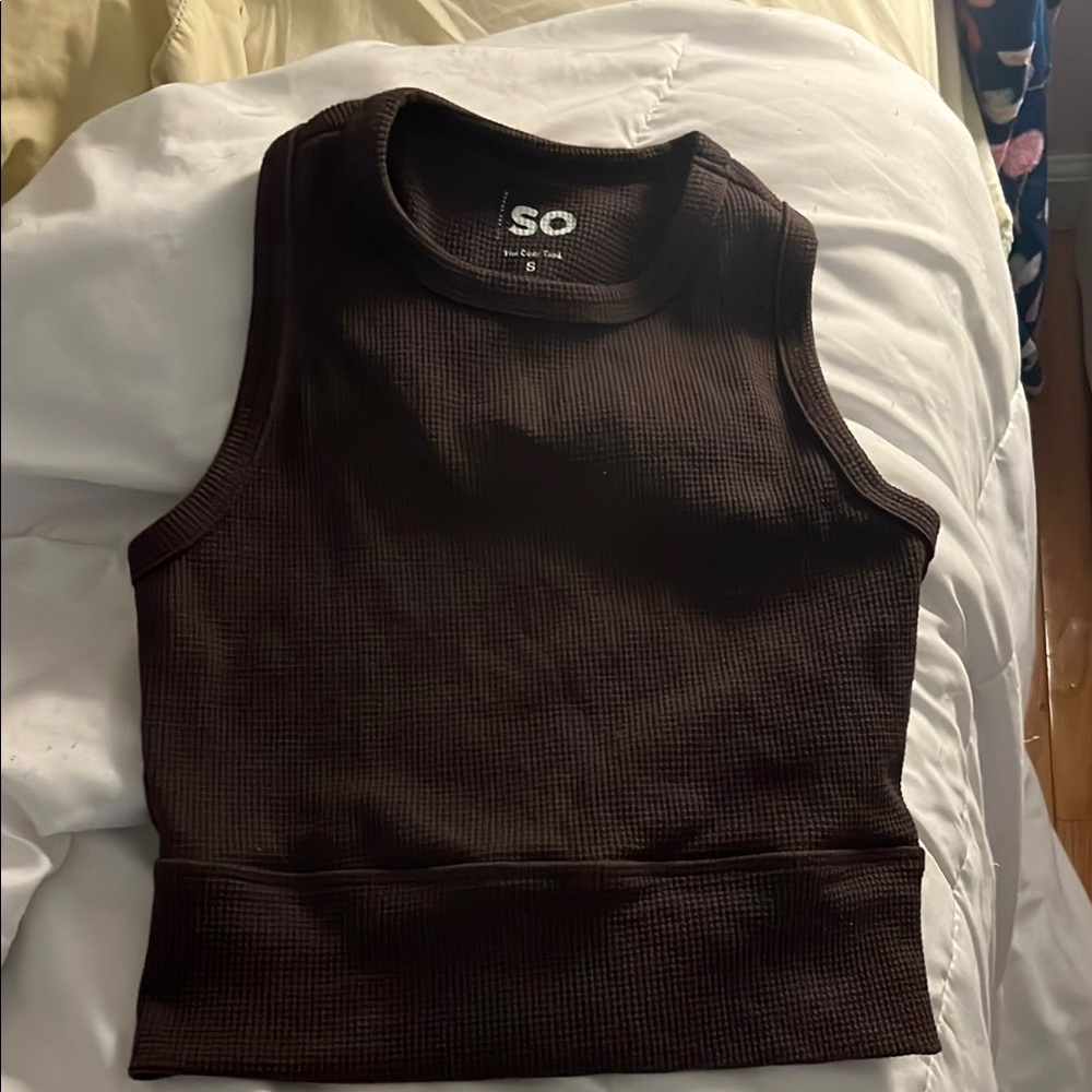 SO Women's Brown Tank Top